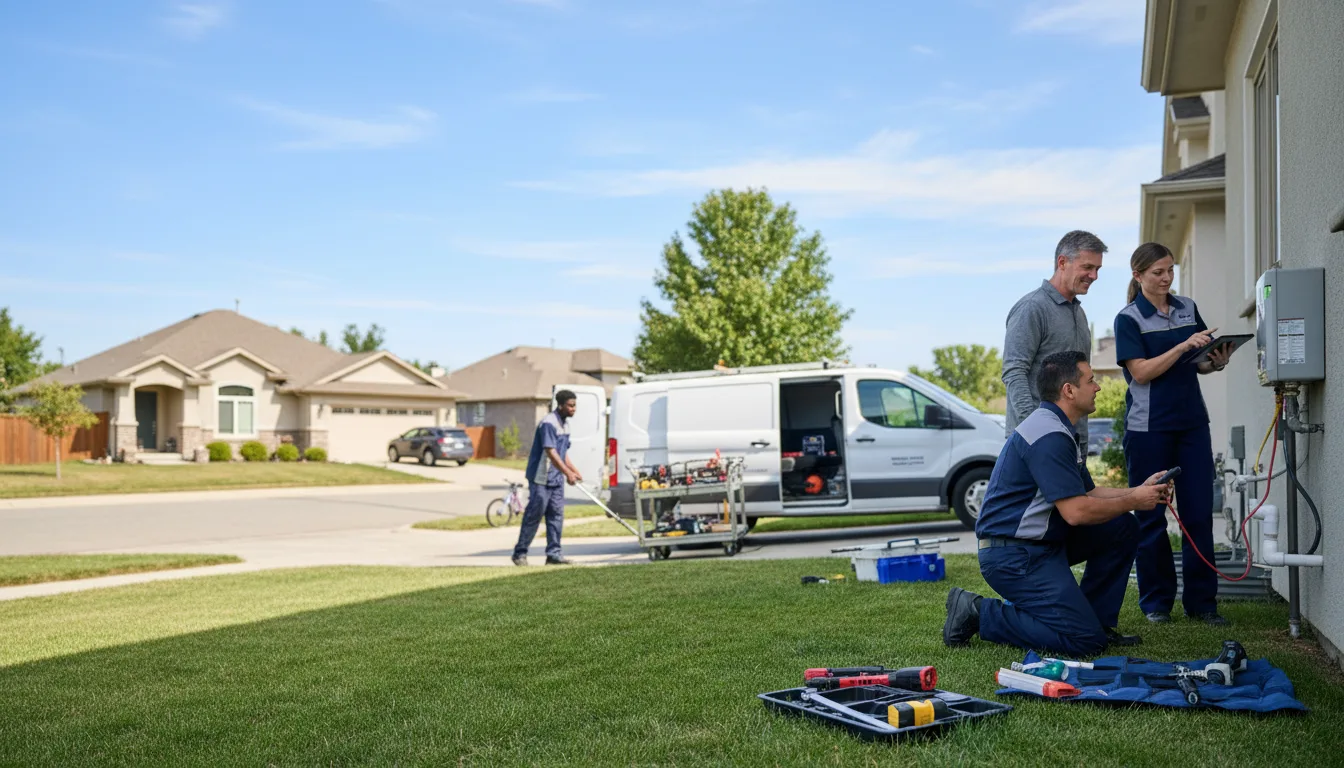 Tankless water heater service in Forsyth, IL
